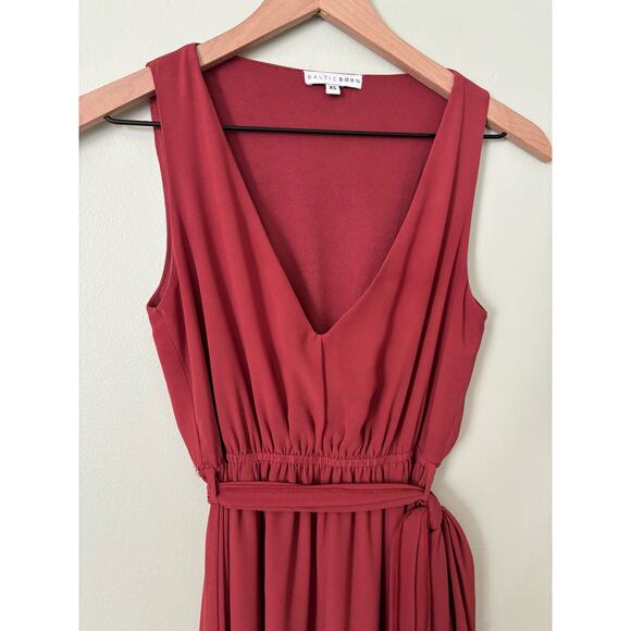 Baltic Born Hera Maxi Dress XS Berry Chiffon - Picture 4 of 12